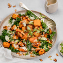 Pumpkin Salad with Maple Tahini Dressing