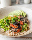 High-Protein Sesame Salmon Power Bowl