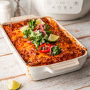 Slow-Cooked Harissa Chicken Taco Bake