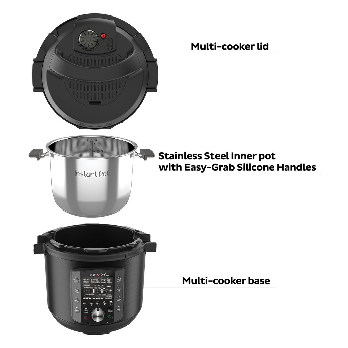 Pro Pot Instant Pot® Pro Multi Cooker 8L – Instant Pot Australia