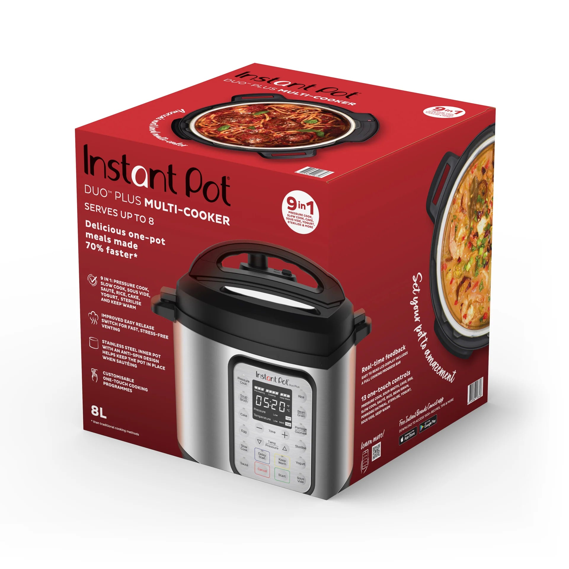 Instant Pot® 8L Duo Plus Multi Cooker – Instant Pot Australia
