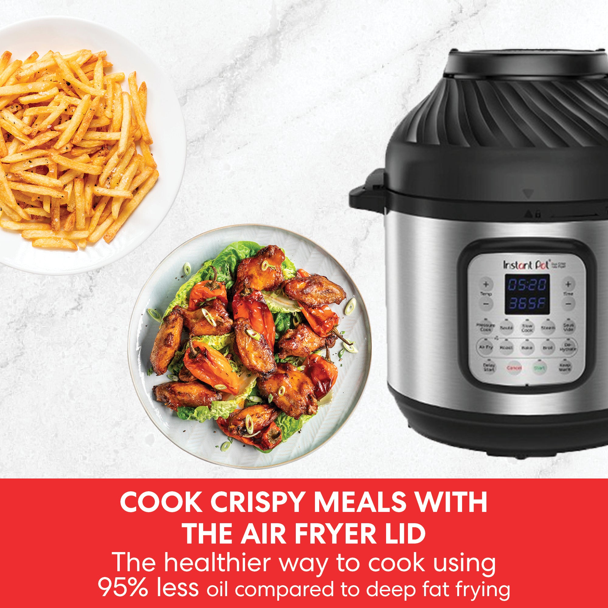 Multi Cooker Costco Instant Pot Air Fryer Lid Instant Pot® Duo