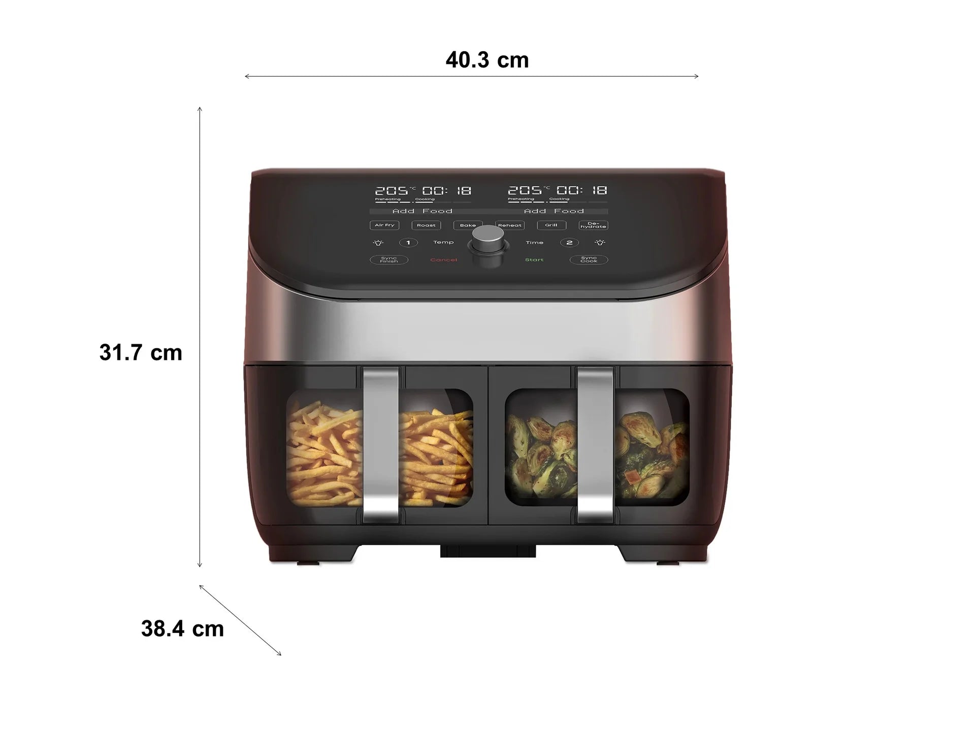 Instant® Vortex Plus Clear Cook Dual Air Fryer 8L – Instant Pot